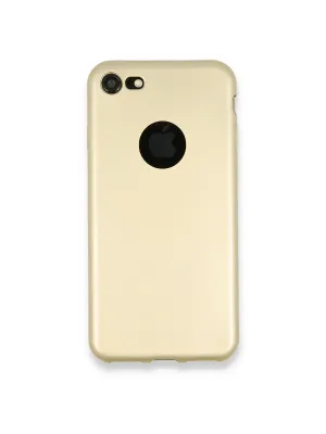 Apple İphone 7 Kılıf First Silikon - Gold