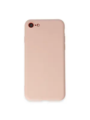 Apple İphone 7 Kılıf First Silikon - Pudra