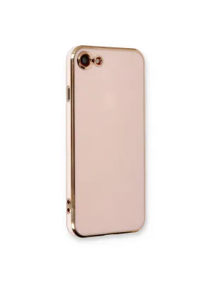 Apple İphone 7 Kılıf Volet Silikon - Pembe