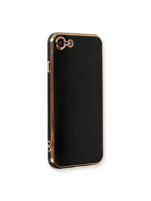 Apple İphone 7 Kılıf Volet Silikon - Siyah