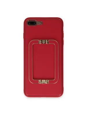 Apple İphone 7 Plus Kılıf Coco Elit Kapak - Kırmızı