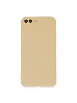 Apple İphone 7 Plus Kılıf First Silikon - Gold