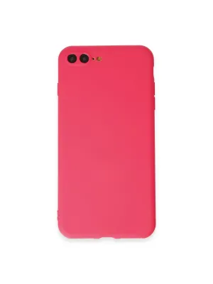Apple İphone 7 Plus Kılıf First Silikon - Pembe