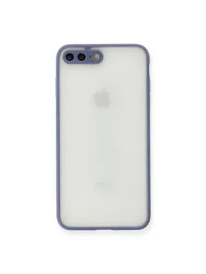 Apple İphone 7 Plus Kılıf Montreal Silikon Kapak - Gri