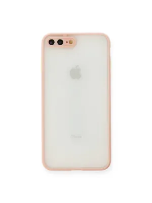 Apple İphone 7 Plus Kılıf Montreal Silikon Kapak - Pembe