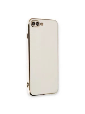 Apple İphone 7 Plus Kılıf Volet Silikon - Beyaz