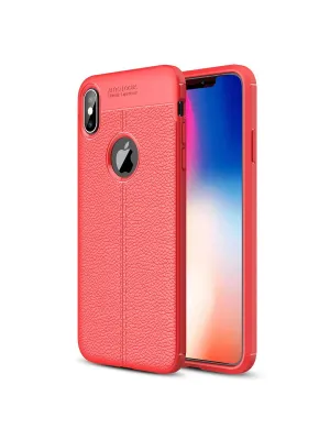 Apple İphone X Kılıf Auto Focus Kapak - Kırmızı