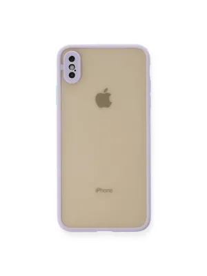 Apple İphone X Kılıf Montreal Silikon Kapak - Mor