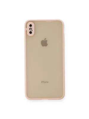 Apple İphone X Kılıf Montreal Silikon Kapak - Pembe