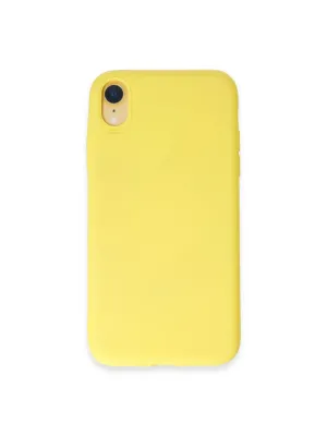 Apple İphone Xr Kılıf First Silikon - Sarı