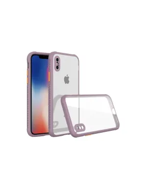 Apple İphone Xs Max Kılıf Miami Şeffaf Silikon - Açık Mor