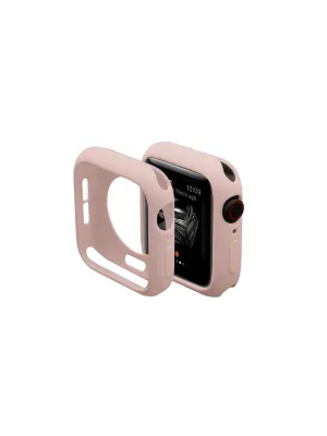 Apple Watch 38mm Silikon Alt Kasa - Pudra