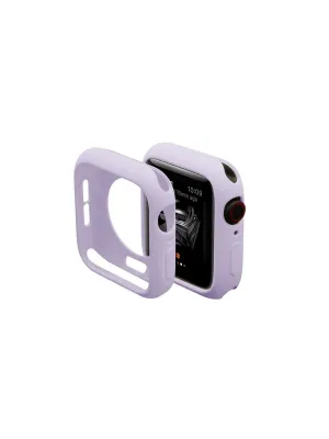 Apple Watch 44mm Silikon Alt Kasa - Lila