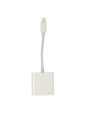 Apr22 Iphone Otg 2in1 - Beyaz