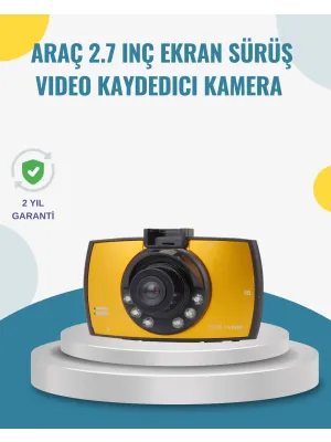 Araç İçi Hd Dvr Kamera G Sensor Ve Hareket Algılama Özellikli