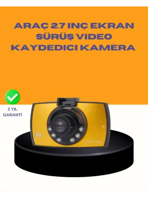 Araç Ön Kamera Full Hd Kayıt Ve G Sensor Özellikli