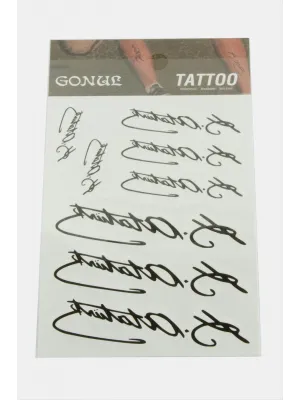 Atatürk Tattoo Dövme Sticker