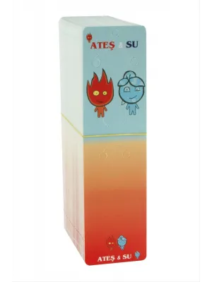 Ateş Su Dik Set Kolye Kartı
