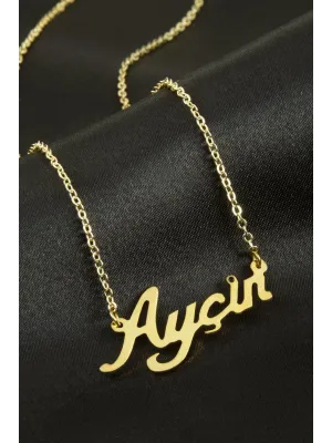 Ayçin İsimli Kolye (Kişiye Özel)
