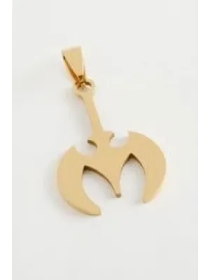 Balta Çelik Kolye Ucu 3,5 cm