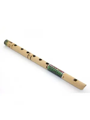 Bambu Batikli Flüt 30 Cm