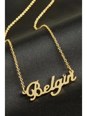 Belgin isimli kolye (Kişiye Özel)