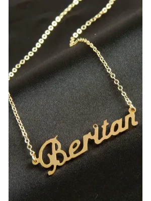 Beritan İsimli Kolye (Kişiye Özel)