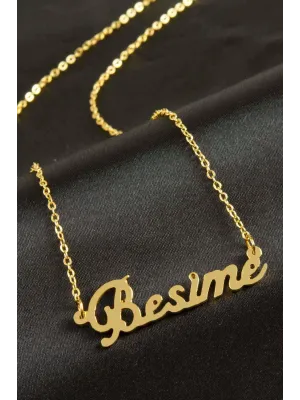 Besime isimli kolye (Kişiye Özel)
