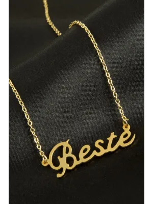 Beste isimli kolye (Kişiye Özel)