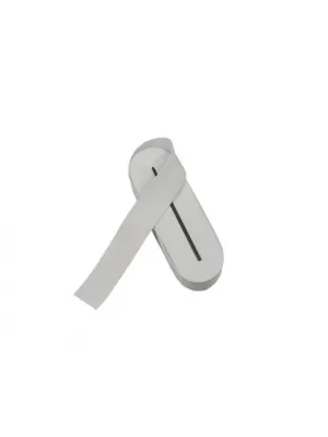 Beyaz - 4cm Paça Lastik Yassı Geniş 10mt