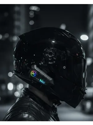 Bluetooth 5.3 Kask İçi Intercom Kulaklık 1000 M Mesafe 1000 Mah