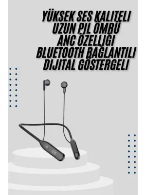 Bluetooth Kulaklık Kablolu Android Ve İos Uyumlu Anc Özellikli