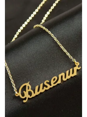 Busenur isimli kolye (Kişiye Özel)