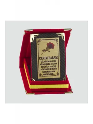 Canım Babam Plaketi