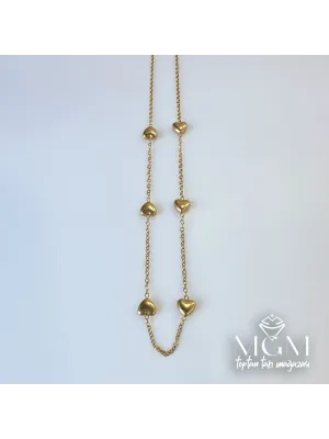   Çelik Kolyeler 40+5 Cm Uzatma Payı - Kl0033