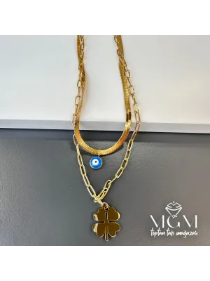 Çelik Kolyeler 45 + 5 Cm Uzatma Payı - Kl0061