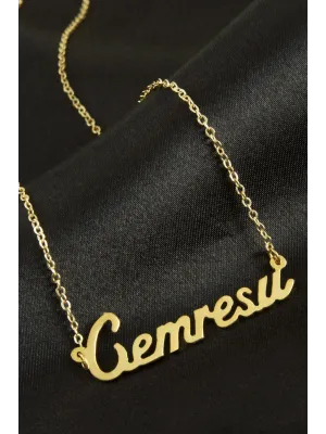 Cemresu İsimli Kolye (Kişiye Özel)