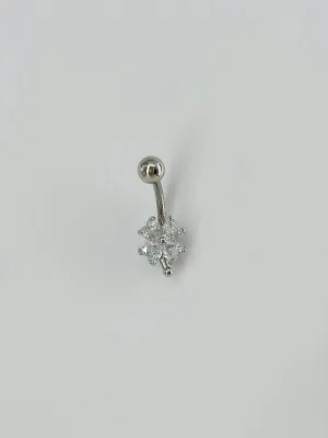 Çiçek Detaylı Göbek Piercing - Pg0081
