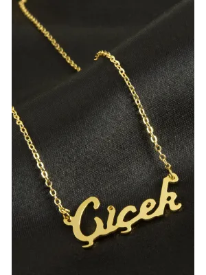 Çiçek isimli kolye (Kişiye Özel)