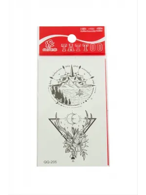 Çiçek Tattoo Dövme Sticker