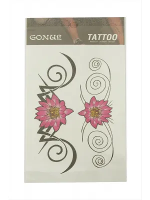 Çiçek Tattoo Dövme Sticker