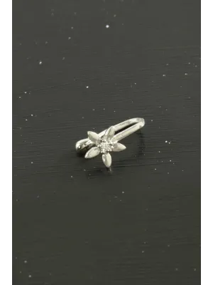 Çiçek Tragus Zirkon Taşlı Piercing 1 Adet
