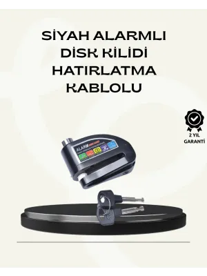 Çift Modlu 110db Alarmlı Disk Kilidi Suya Dayanıklı