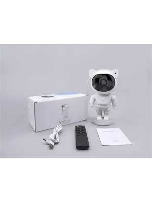 Çocuklara Özel Projeksiyon Astronot Lamba Speaker Sevimli
