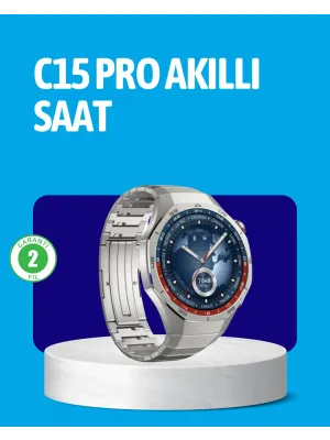 Dayanıklı Kordonlu Şarjlı Akıllı Saat