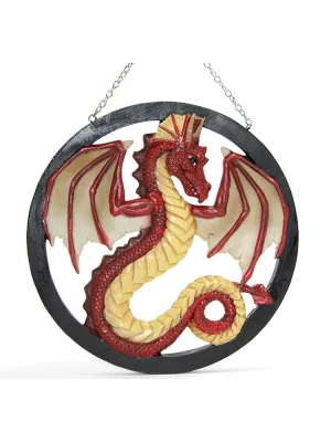 Duvara Asmalı Polyester Dragon Pano Alk2345