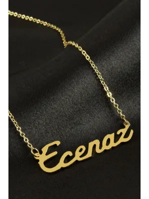 Ecenaz İsimli Kolye (Kişiye Özel)