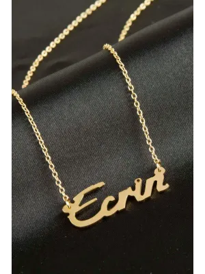 Ecrin İsimli Kolye (Kişiye Özel)