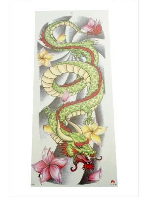 Ejderha Tattoo Kol Dövme Sticker