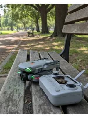 Ekranlı Kumandalı Drone Engel Algılamalı Kolay Kontrol